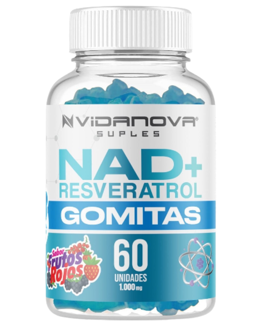 NAD+RESVERATROL (1000mg /60 GOMITAS)